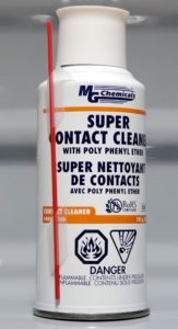 Photo of can of electrical contact cleaner
