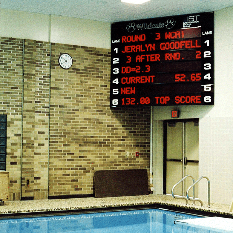 swim scoreboard at jenison